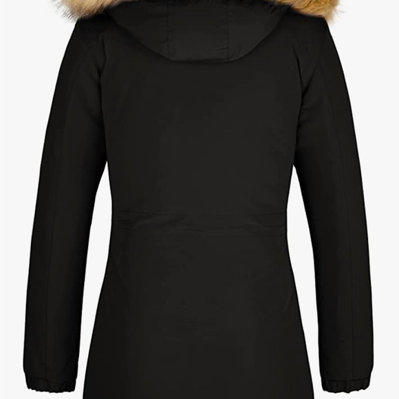 WenVen Women's Winter Thicken Fleece Jacket Fur Hooded - Picture 4 of 6